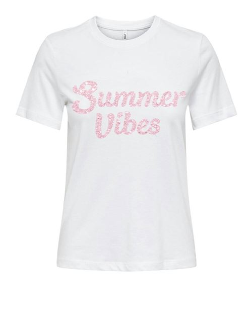 ONLHENNY LIFE REG S/S TOP BOX JRS ONLY | 15327666/Bright White